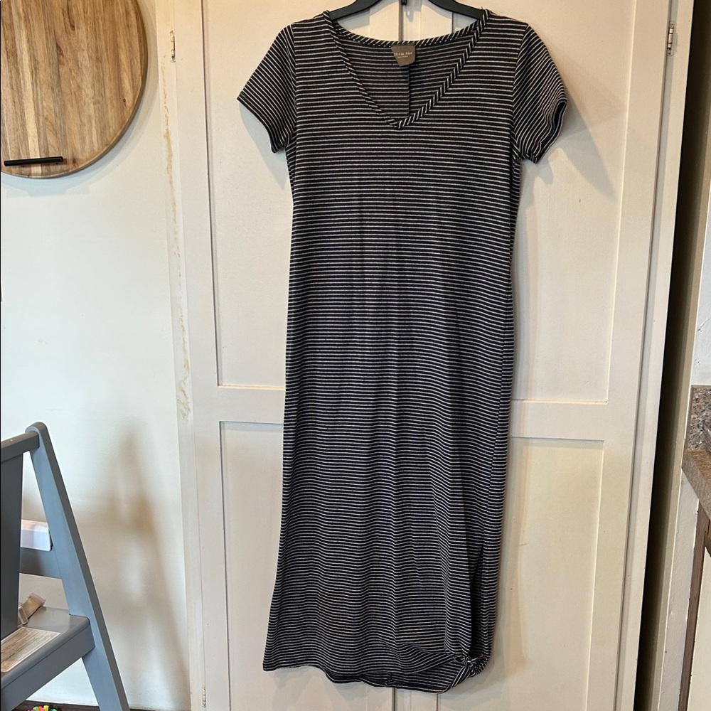 Striped Tshirt Maxi Dress